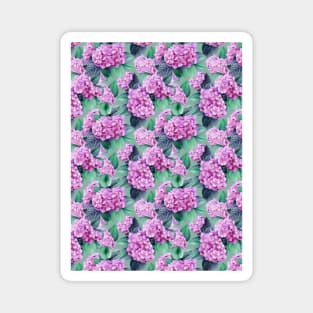 Hydrangea allover Magnet