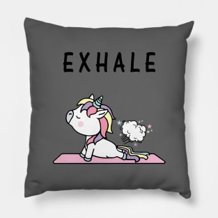 Exhale Chibi Cute Unicorn Fart Pillow