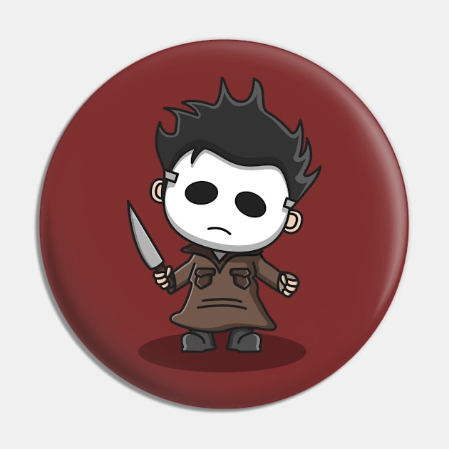 cute Michael Myers Pin by fflat hds