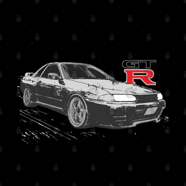 intial d r32 nightkids gtr skyline vspec by cowtown_cowboy