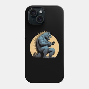 Godzilla Texting Phone Case