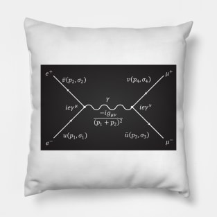 Feynman Diagram Pillow