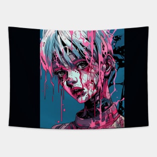 Splash Zombie Girl 8 Tapestry