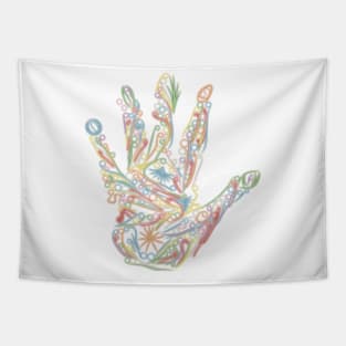 Anastasia hand Tapestry