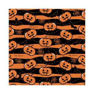 Halloween pumpkin pattern T-Shirt