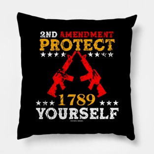 2nd Amendment Protect Yourself Pillow