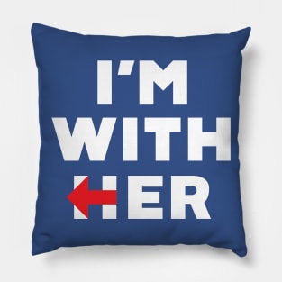 Lesbian Marriage - I'm With Her L Pillow