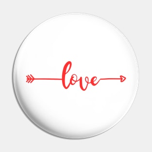 Love Arrow Pin