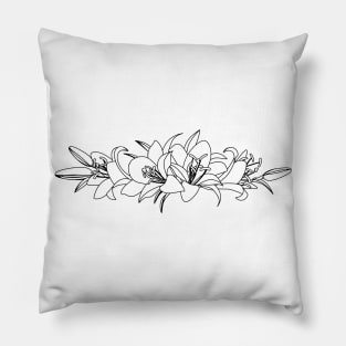 Lily bouquet Pillow