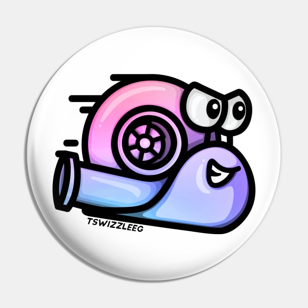 Turbo Snail - Mystic Pin by hoddynoddy