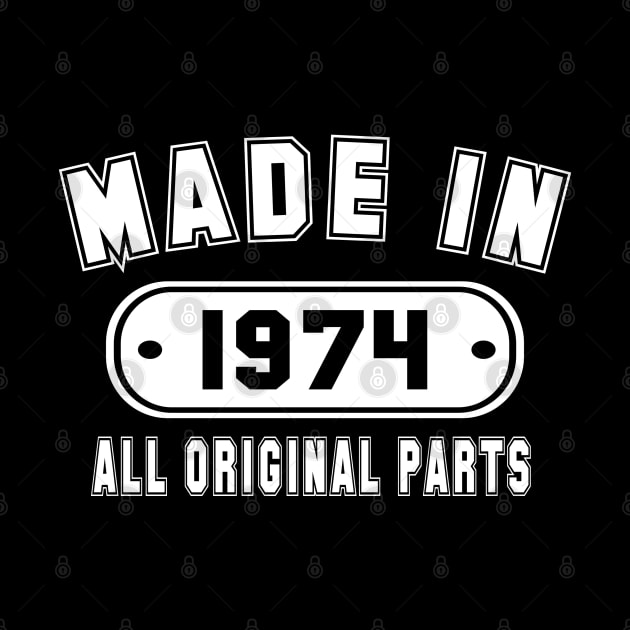 Made In 1974 All Original Parts by PeppermintClover
