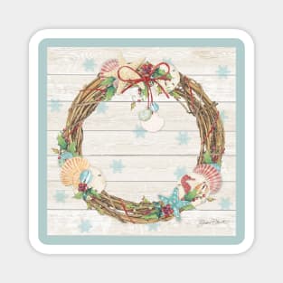 Coastal Christmas C Magnet