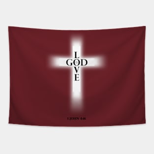 God is Love - On the Back of Tapestry