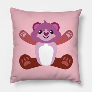 Lesbian Pride Flag Teddy Bear Pillow