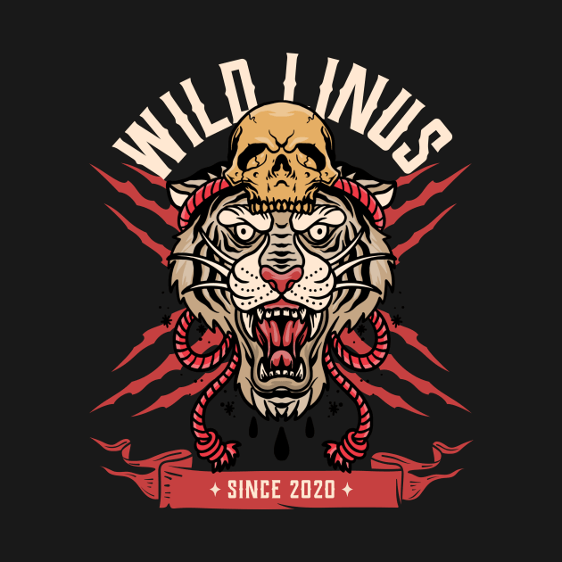 Screaming Tiger by Wild Linus Design