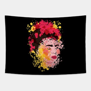 Watercolor Frida Kahlo Tapestry