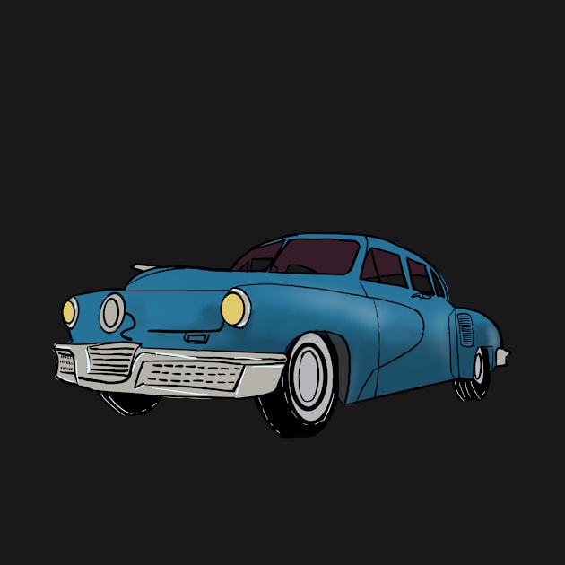 Vintage Retro American Classic Car by livania