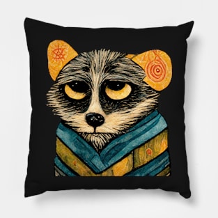 Rafael The Raccoon Pillow