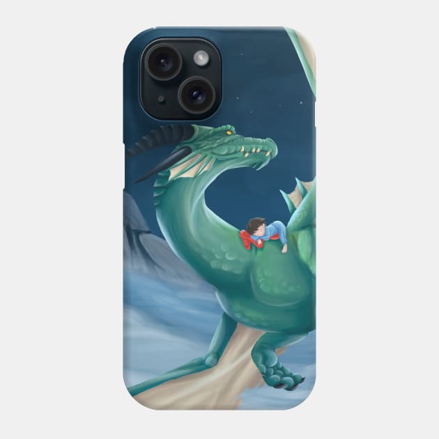 Boy and his Dragon Phone Case by Professional_Doodles