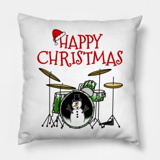 Christmas Drums Drummer Drum Teacher Xmas 2022 Pillow
