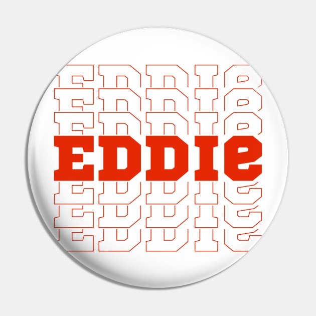 Eddie Munson Pin by My Geeky Tees - T-Shirt Designs