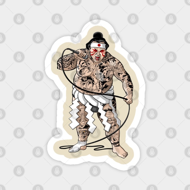 Yakuza sumo wrestler singer Magnet by albertocubatas