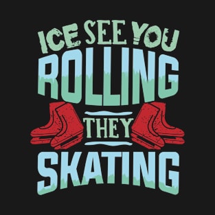 Ice skating skater sports T-Shirt