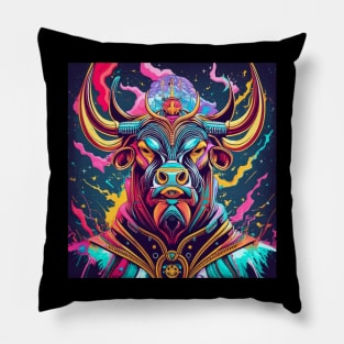 King Bull Lord of the Demons Pillow