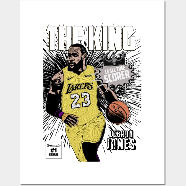 LeBron James Lakers Poster 23 Photo Wall Art Print