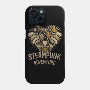 Retro Futurism - Love Heart Steampunk Adventure 1 Phone Case