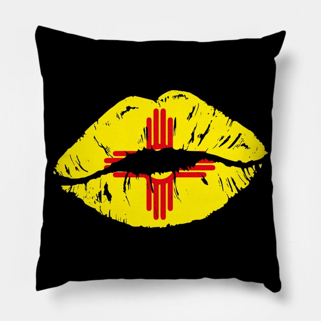 New Mexico Sexy Lips - Travel Souvenir Pillow by bluerockproducts