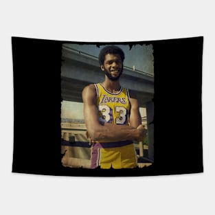 Kareem Abdul Jabbar Vintage Tapestry