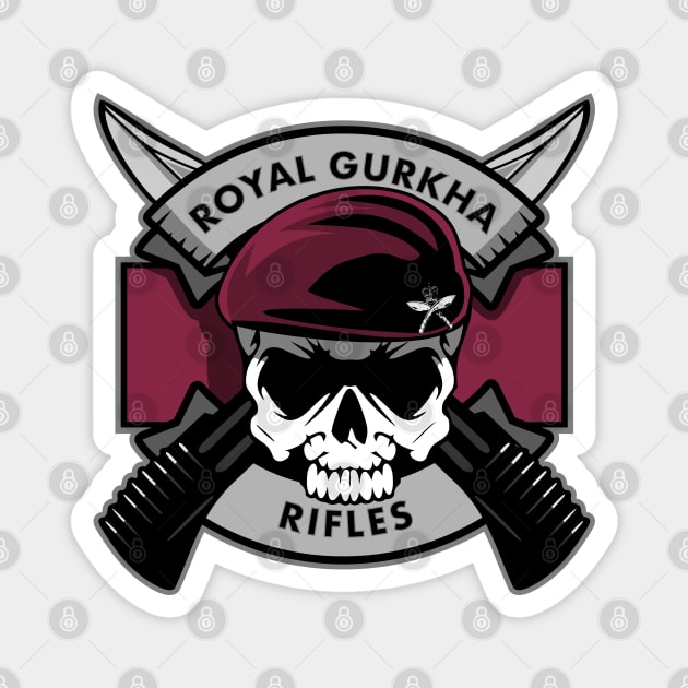 Royal Gurkha Rifles Airborne Magnet by TCP