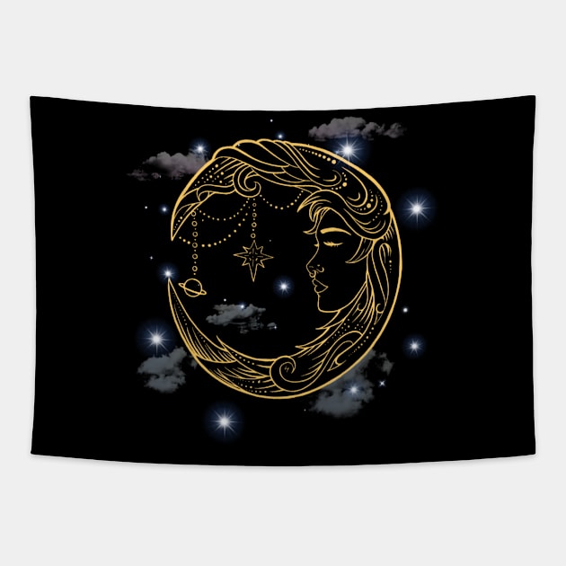 Goddess of the Moon Tapestry by Bolt•Slinger•22