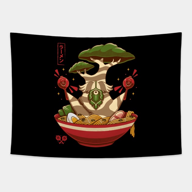 Maracas Dance Ramen Tapestry by Alundrart