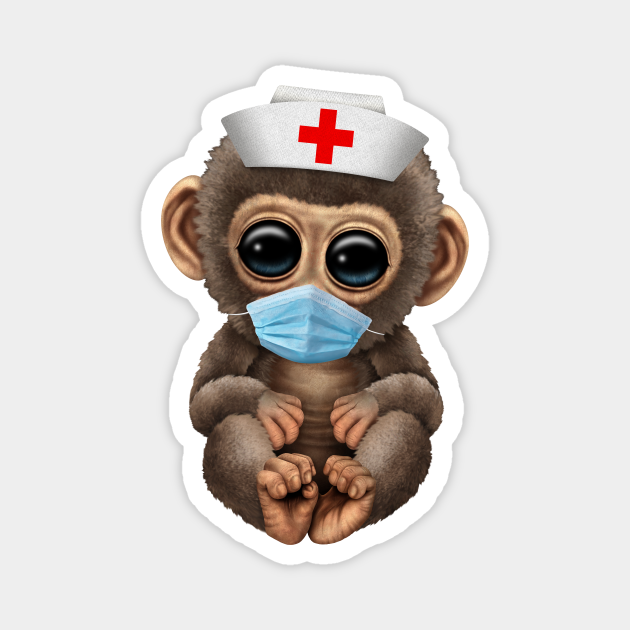 Cute Baby Monkey Nurse Nurse TeePublic
