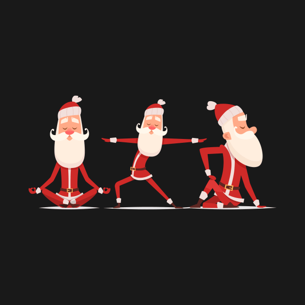 Santa Yoga Series by Emily Adams