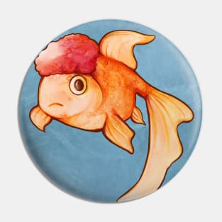 Oranda Goldfish Pin