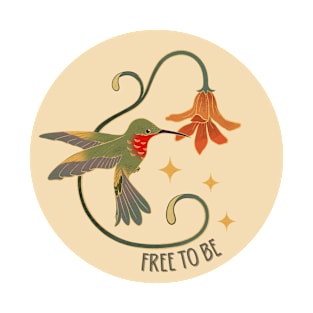 free to be (retro hummingbird) T-Shirt
