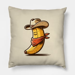 Cowboy Banana Pillow
