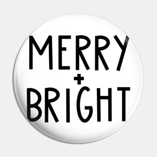 Basic Merry and Bright Design Pin