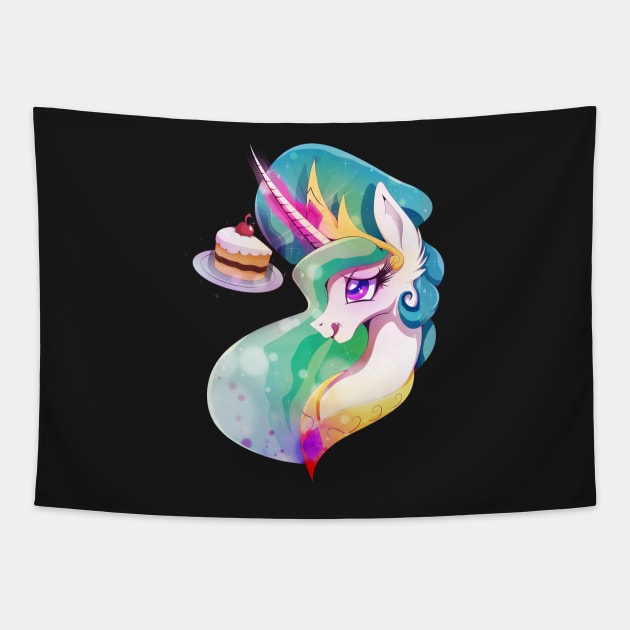 Enjoyment - Celestia Tapestry by RarieDash