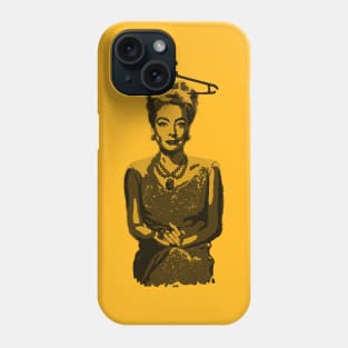 Joan Crawford - Simple Engraved Phone Case