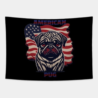 American Pug Tapestry