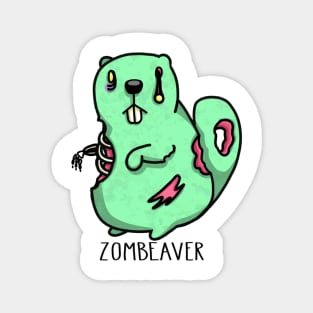 Zombeaver Magnet