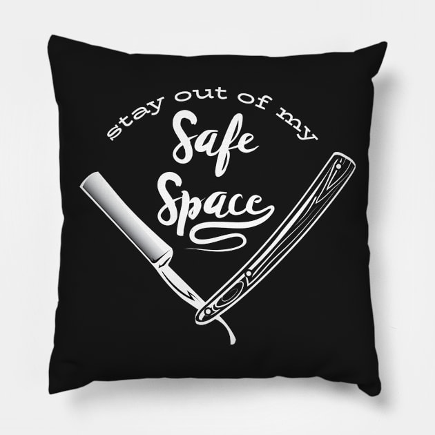 Safe Space Pillow by mannycartoon