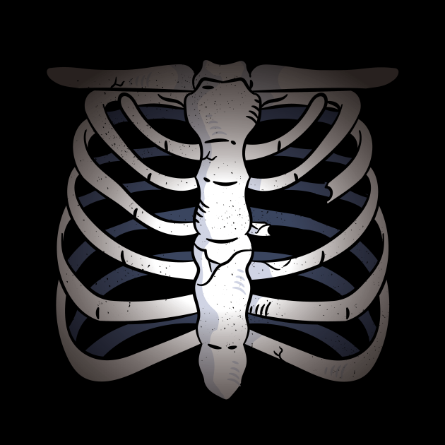 Chest Skeleton Design - Skeleton Chest - Pin | TeePublic UK