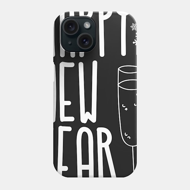 Christmas Happy New Year with Wine Phone Case by andytruong