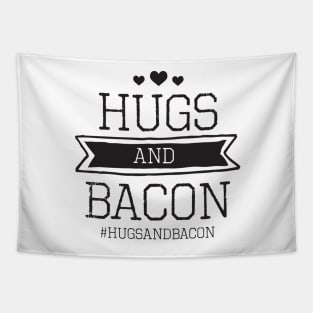 Hugs and Bacon Stamp - Light shirt Tapestry