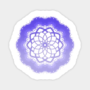 Violet Mandala Magnet